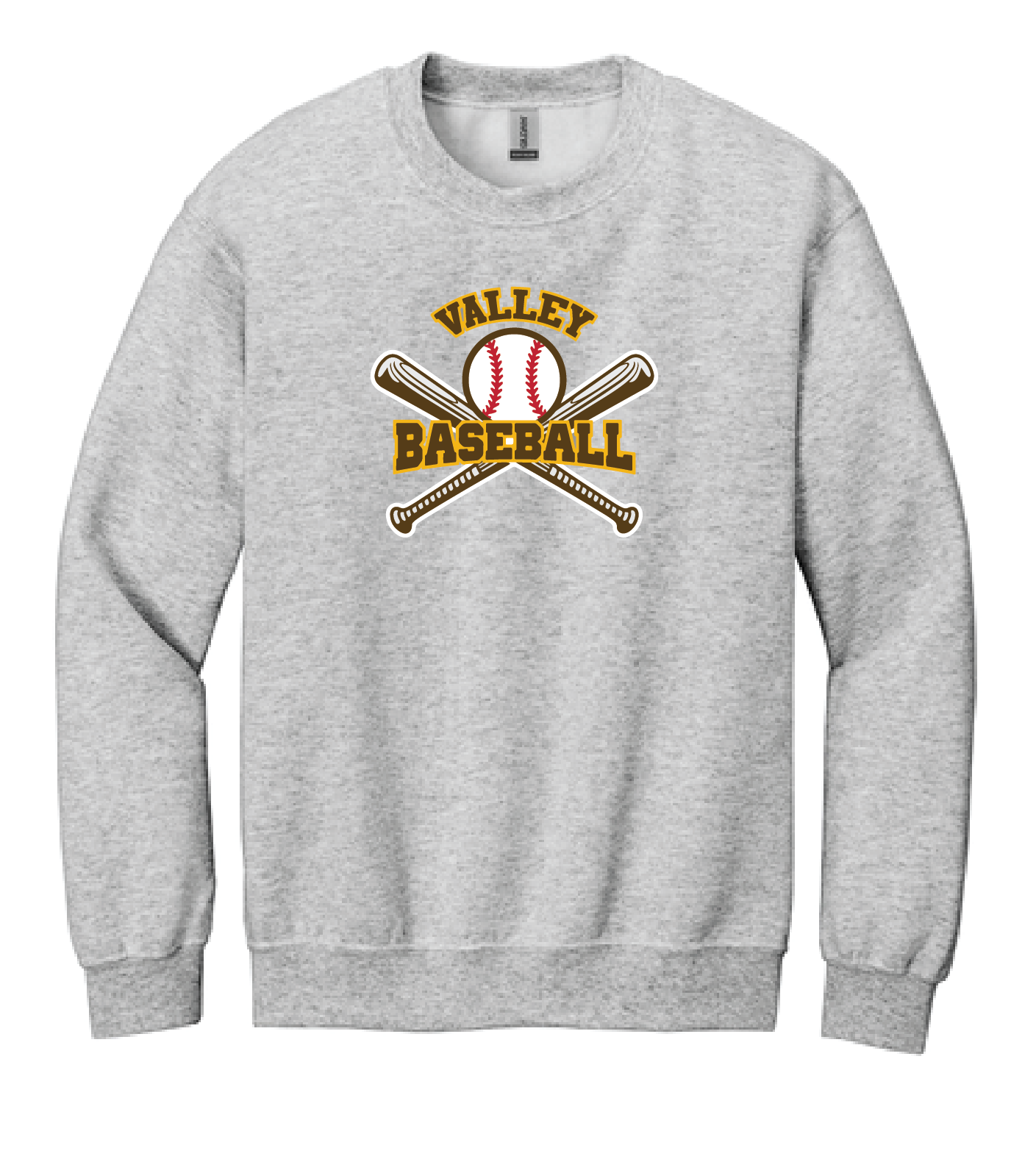 Valley Baseball - Gildan® Crewneck Sweatshirt_Twill