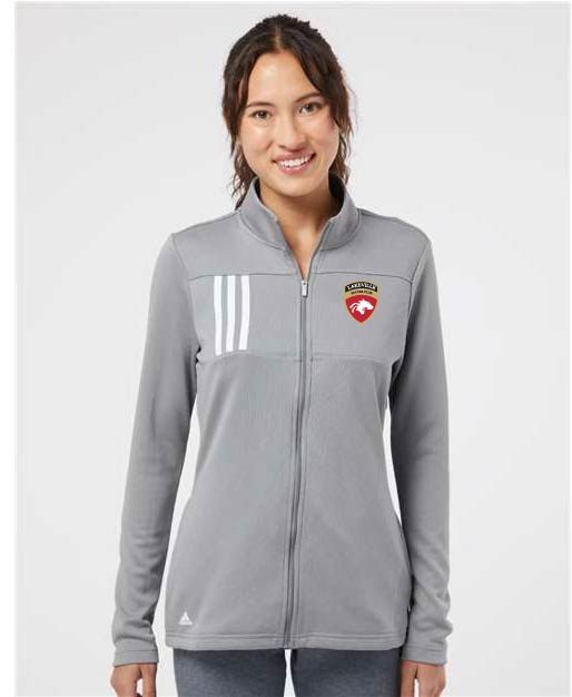 Lakeville Soccer - Adidas - Women's 3-Stripes Double Knit Full-Zip