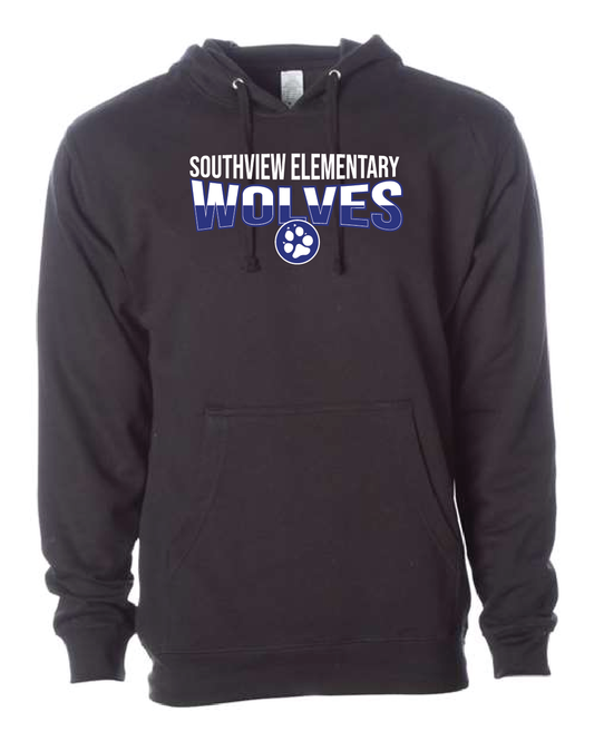 Southview - Youth & Adult Midweight Hooded Sweatshirt - SV Wolves