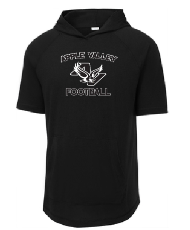 AV Highschool Football - Tri-Blend Wicking Short Sleeve T-Shirt Hoodie