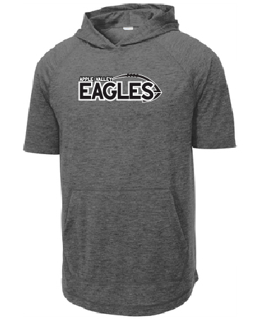AV Highschool Football - Tri-Blend Wicking Short Sleeve T-Shirt Hoodie