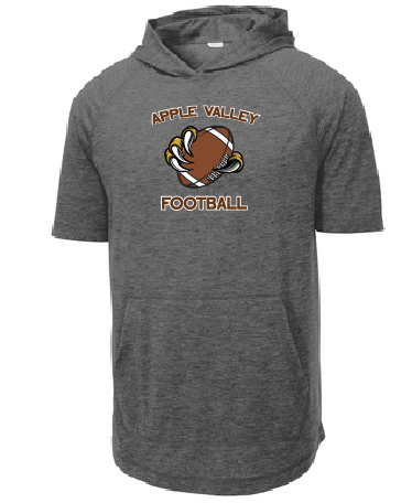AV Highschool Football - Tri-Blend Wicking Short Sleeve T-Shirt Hoodie