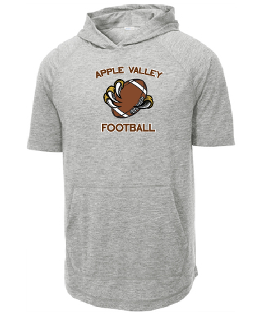 AV Highschool Football - Tri-Blend Wicking Short Sleeve T-Shirt Hoodie