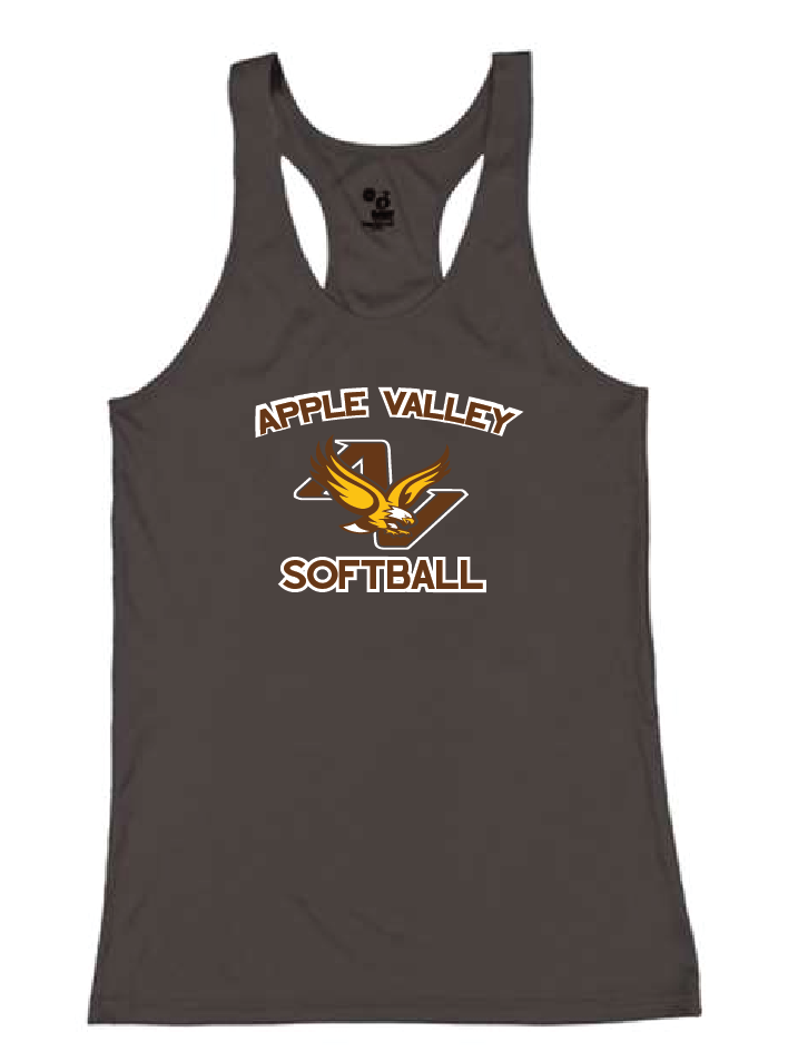 AV Softball -Girls’ B-Core Racerback Tank Top