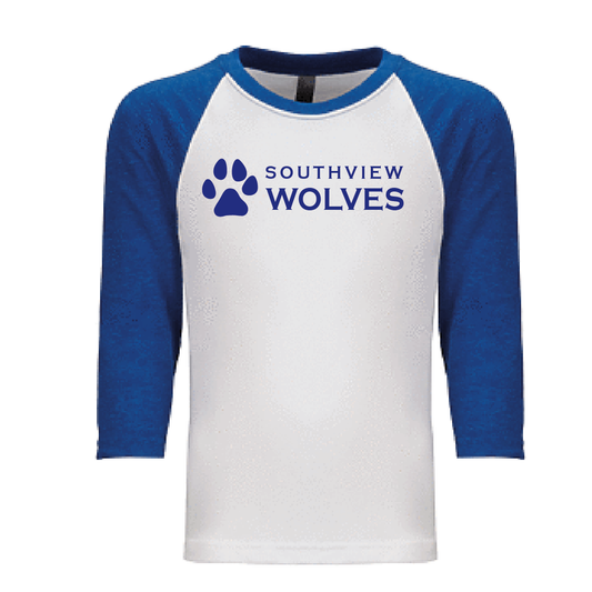 Youth 3/4 Sleeve Baseball Tee
